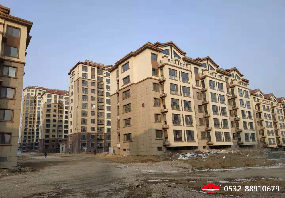 威海環(huán)翠區(qū)瑞德碧和府外墻真石漆工程